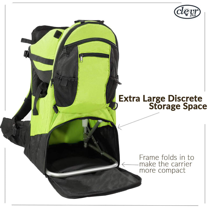 plus Deluxe Adjustable Baby Carrier Outdoor Hiking Child Backpack Camping