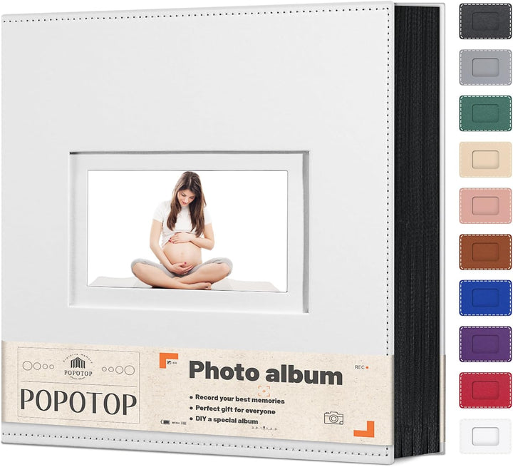 Photo Album 4X6 300 Pockets with Leather Hardcover Cover, Small Photo Album Holder Book with 50Pcs Pages for Family Travel Wedding Baby Gifts