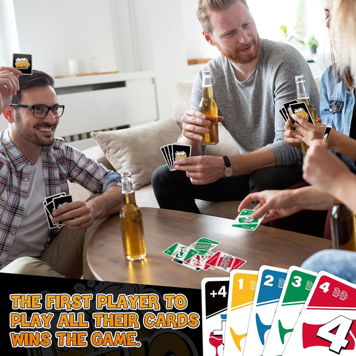 Whodrink-Drinking Card Games for Adults,Bachelorette Party Games, Drunk Couple Games for Date Night, Family Girls Night 136 Flashcards, Age 21+