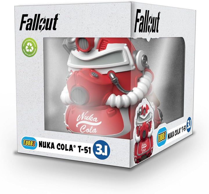 Boxed Edition Nuka Cola T-51 Collectable Vinyl Rubber Duck Figure - Official Fallout Merchandise - Thriller TV & Video Games