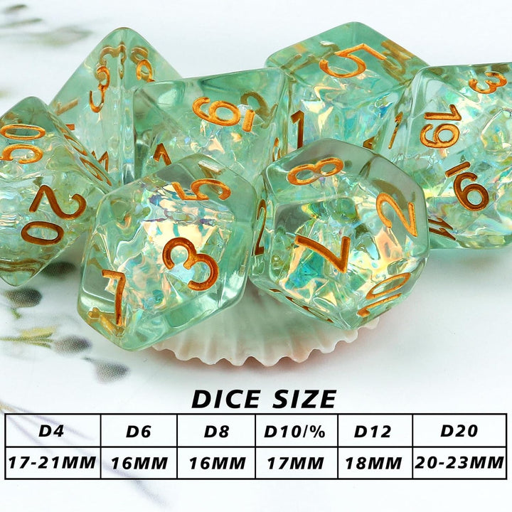 Mystery Dice Set DND Dice Wide Range of Patterns Polyhedral Gaming Dice for Tabletop & Role-Playing RPG DND Gift