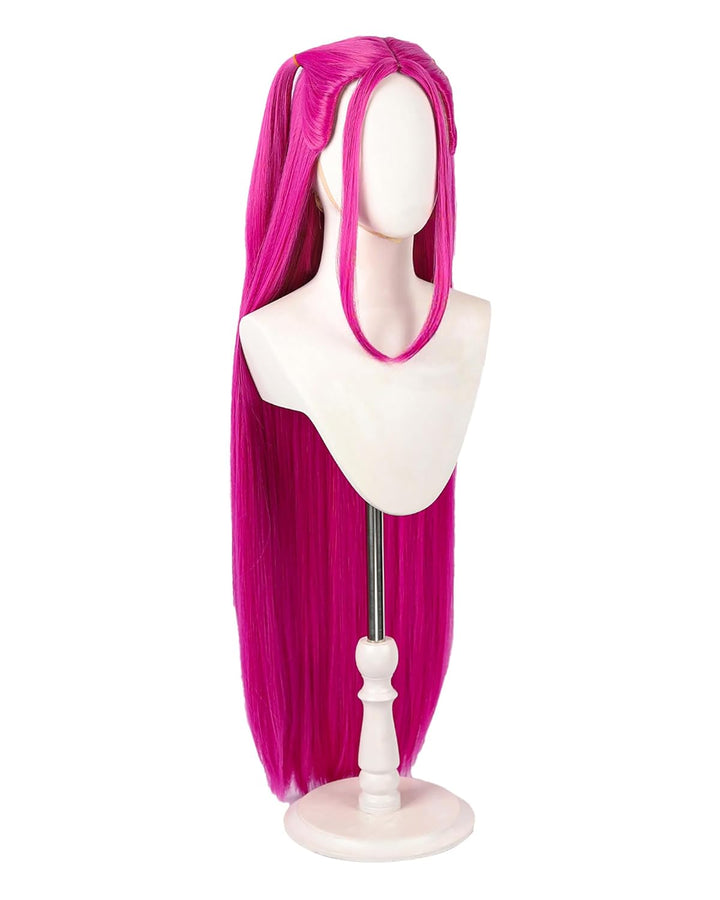 Demon Hunters Girls Mira Wigs Red Braids Accessories for Kids (Red- Mira)