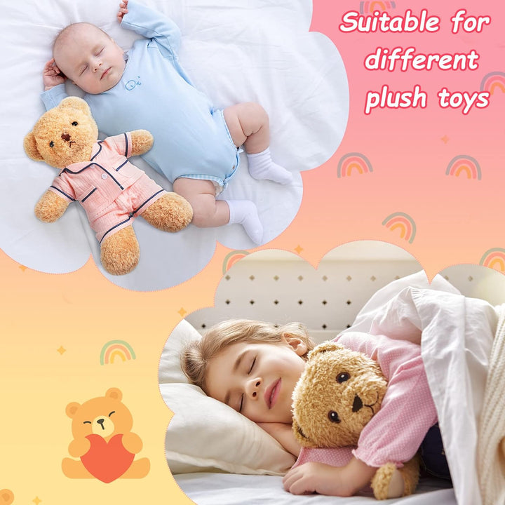 Bear Clothes Pajamas Make Your Own Animals Outfits Fits Most 14 Inches Bear Accessories, Pink