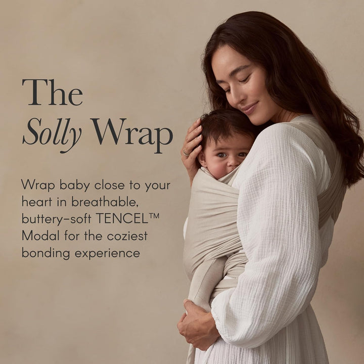 Wrap, Buttery-Soft Baby Carrier Newborn to Toddler 8-25 Lbs., Lightweight & Hands-Free Infant Sling Wrap, Breathable Summer Carrier, Baby Wearing & Postpartum Essential, New Mom Gift, Spelt