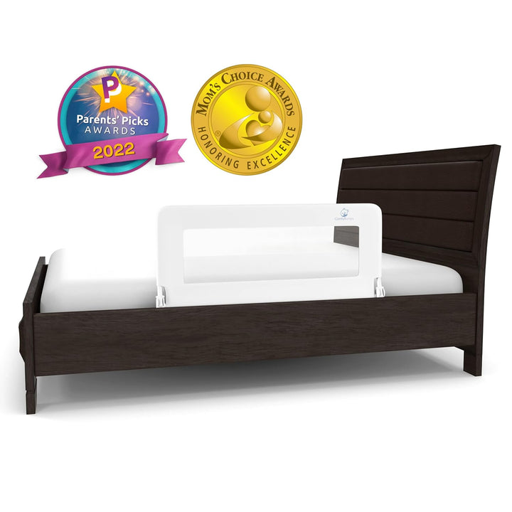 1-Pack Bed Rail for Toddlers 55.5" L X 19.5" H | Toddler Bed Rails for Twin, Full, Queen & King Mattress Size | Swing down Rail Guard | Mattress Side Rail for Kids | Gray