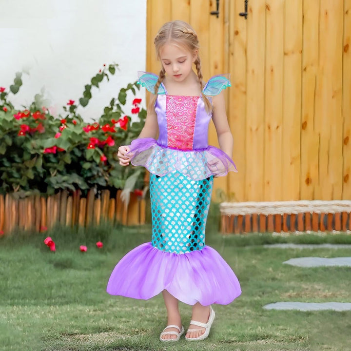 Princess Dress up - Dress up Clothes for Girls with Toys,Christmas Birthday Gift for Toddler Girls 3,4,5,6,7,8 Years