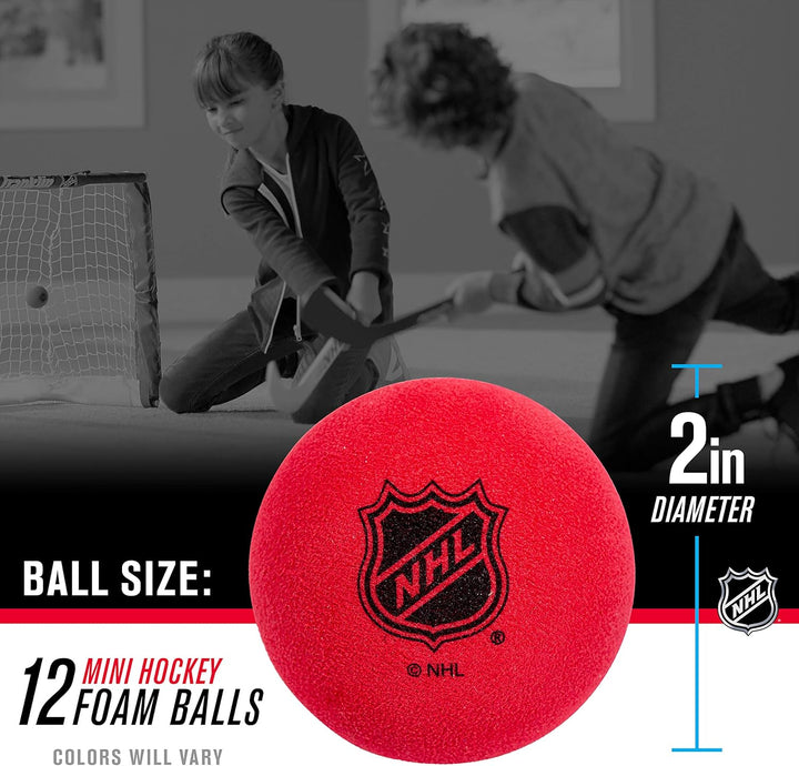 Franklin NHL Foam Mini Hockey Balls -12 Pack
