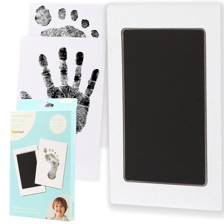 4-Pack Clean-Touch Ink Pad Kit, Mess-Free Inkless Hand and Footprint Kit, Baby Foot Printing Kit, Cat and Dog Paw Print Kit, Suitable for Babies and Pets