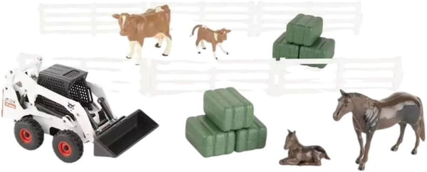 1/32 Bob Cat Hobby St W/ S450 Skid Loadr, Animals, Bals & Fnc - 47394