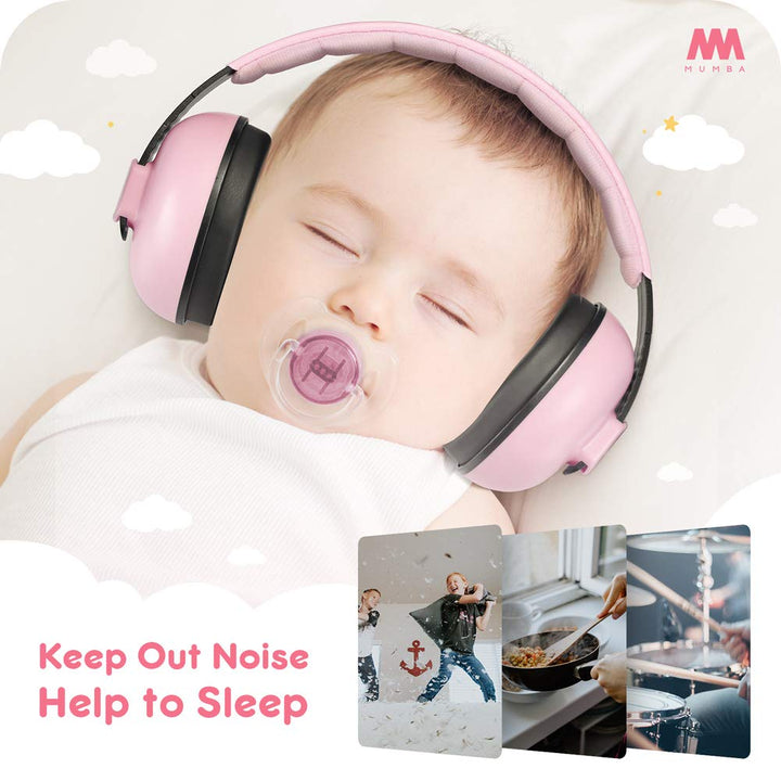 Baby Ear Protection Noise Cancelling Headphones for Babies and Toddlers Baby Earmuffs - Ages 3-24+ Months