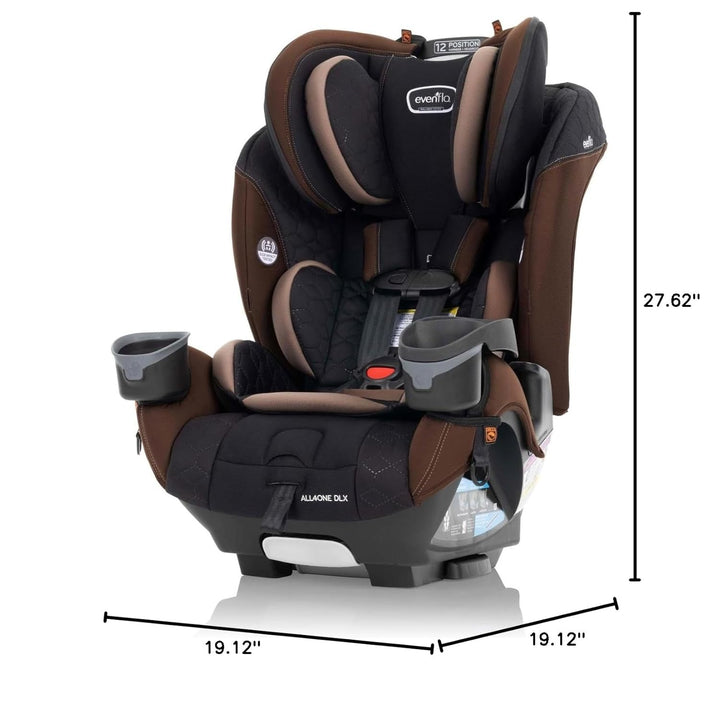 Everyfit/All4One 3-In-1 Convertible Car Seat W/Quick Clean Cover (Belmont Brown)