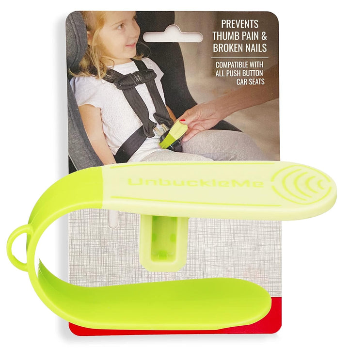 Car Seat Buckle Release Tool - Easy Opener Aid for Arthritis, Long Nails, Older Kids - Button Pusher for Infant, Toddler, Convertible 5 Pt Harness Car Seats - as Seen on Shark Tank (Aqua)