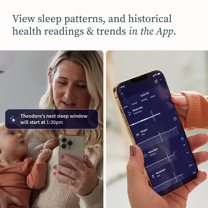 Dream Sock® - Fda-Cleared Smart Baby Monitor - Track Live Pulse (Heart) Rate, Oxygen in Infants - Receive Notifications