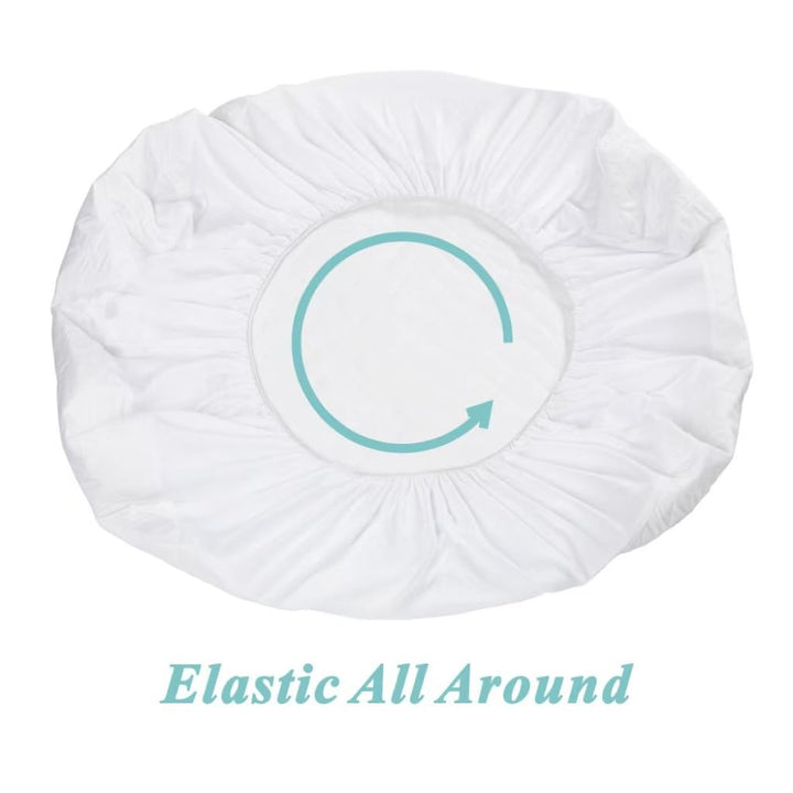Waterproof Fitted Pack and Play Mattress Protector 39" X 27" - Quilted, Noiseless, Ultra-Soft & Breathable Playpen and Pack N Play Mattress Cover