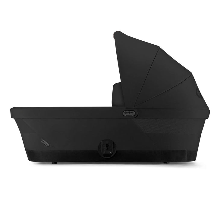 Egazelle/Gazelle S Cot Baby Bassinet - Easy-Carry Ergonomic Handle, Sun Canopy & Spacious, Cozy Interior, Compatible Gazelle S Stroller, Moon Black
