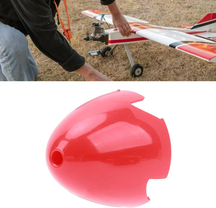 RC Airplane Carbon Fiber Nose Cone, RC Propeller Cover Fairing for Wltoys XK A280 Plastic RC Airplane Glider Fairing Cover Spare Parts Accessories Red
