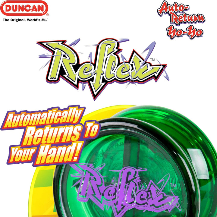 Toys Reflex Auto Return Yo-Yo, Beginner String Trick Yo-Yo, Green