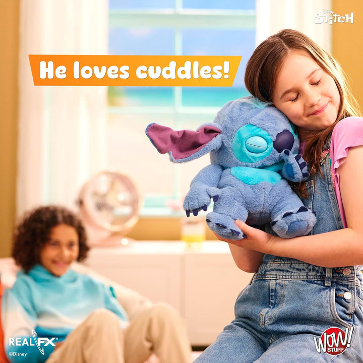 Disney Stitch Puppetronic by Realfx | with a Limited 1St Edition Certificate | Looks, Feels & Sounds Real! | Disney'S Lilo & Stitch | over 100 Action & Sounds | 18" High | Ages 6+