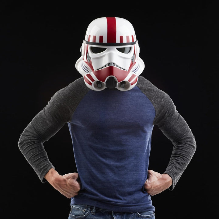 the Black Series Shock Trooper Electronic Helmet