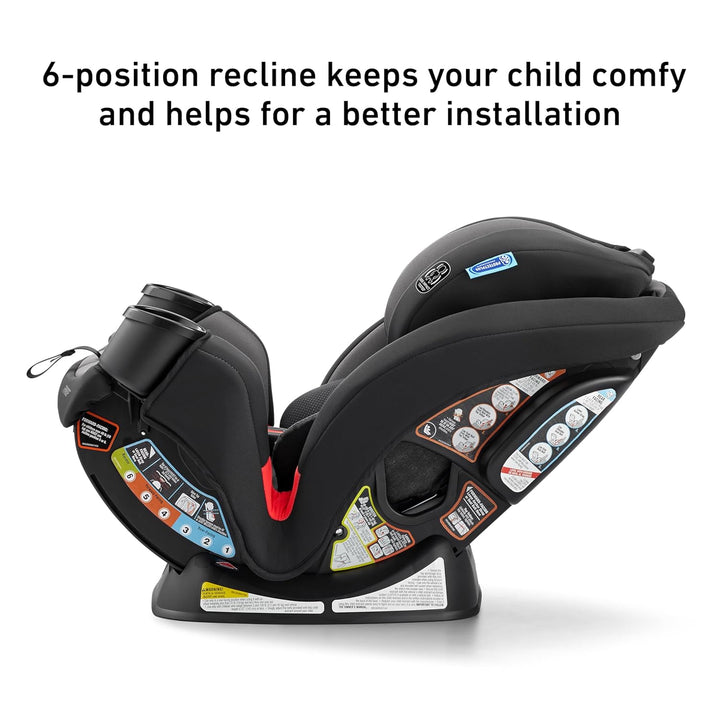Triride 3-In-1 Reclining Car Seat, Kipling - Rear & Forward Facing Car Seat, Highback Booster, Adjustable Headrest