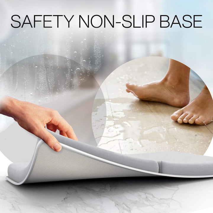 Comfortable Bath Kneeler and Elbow Kneeling Rest Pad for Baby Bathing Parents - Painless Foam Mat with Toy Organizer Pockets - Quick Drying, Foldable, Non-Slip for Baby and Toddler Bathing