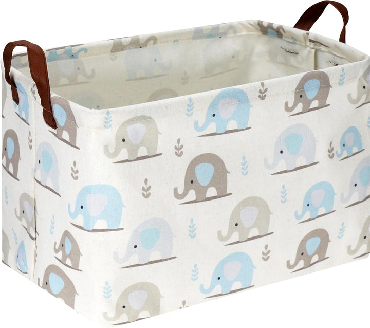 Rectangular Storage Basket, Books Box, Gift Basket, Room Decor(Animal)