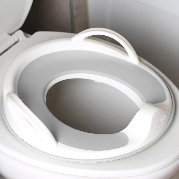 Jool Baby Potty Training Seat for Boys and Girls with Handles, Fits round & Oval Toilets, Non-Slip with Splash Guard, Includes Free Storage Hook (Aqua)