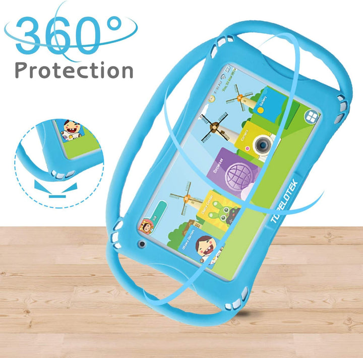 Kids Tablet 7Inch Tablet for Kids 3-7 with with Case Included, 32GB Storage, Parent Control, Education App, Wifi Camera, Netflix Youtube