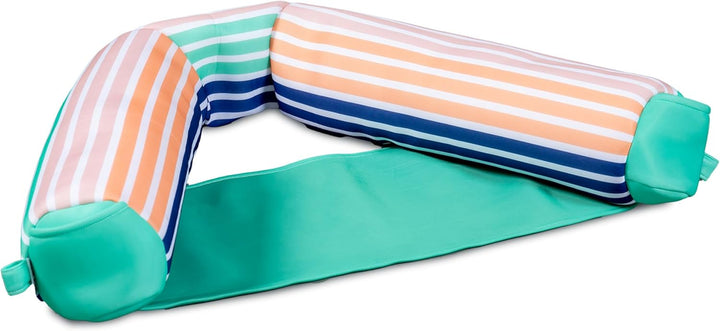 Noodle Sling, No Inflation Needed, Pool Float with Armrests, Quick Draining Fabric, Cup Holder