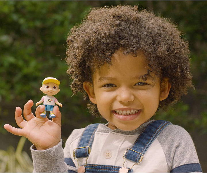Official Musical Tractor W/Sounds & Exclusive 3-Inch Farm JJ Toy, Play a Clip of “Old Macdonald” Song plus More Sounds and Phrases