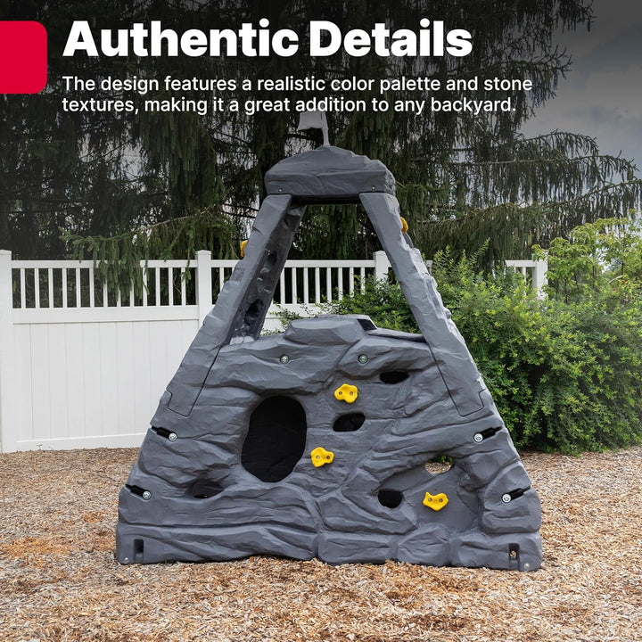 Skyward Summit for Kids, Climbing Wall Playset for Toddlers, Ages 4 –8 Years Old, Easy to Assemble Kids Outdoor Playground for Backyard