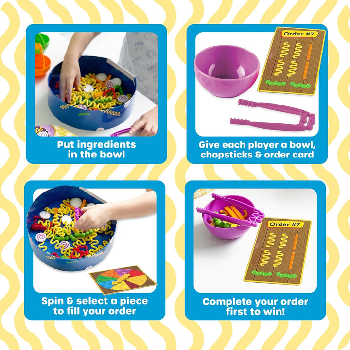 Noodle Knockout! Fine Motor Game,Fine Motor Skills Toys, 67 Pieces, Ages 4+