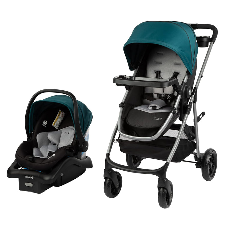 Grow and Go Flex 8-In-1 Car Seat Stroller Combo, Baby Stroller Travel Systems for Infants 4-30 Lbs, Stroller and Carseat Combo Set, Foundry