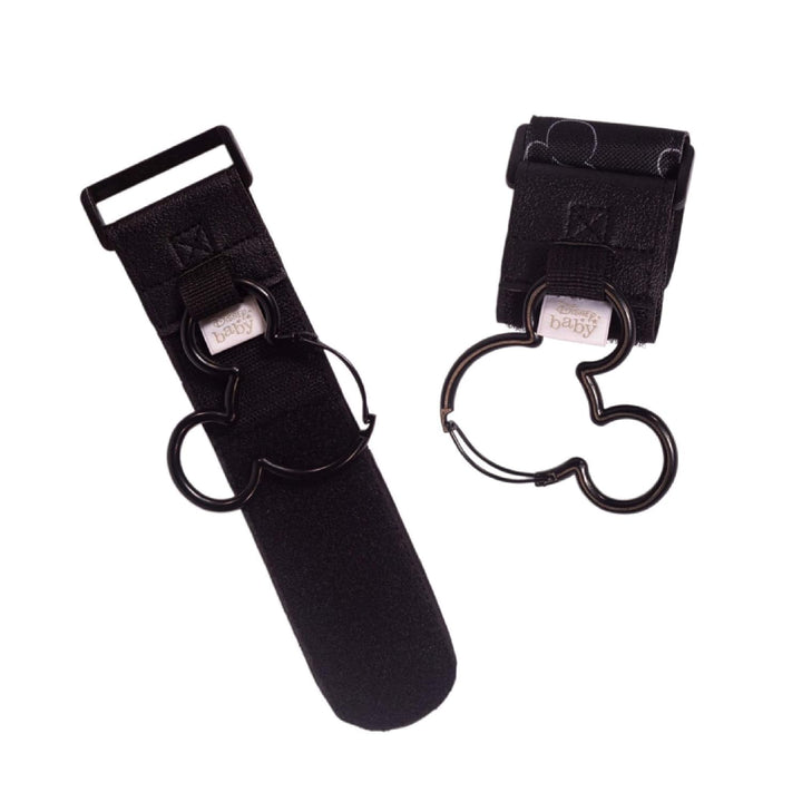 Disney Baby by  Baby Stroller Hooks - Essential Travel Accessories for Mom, Carabiner Clip for Stroller, Heavy Duty, Holds Water Bottles & Diaper Bags - Mickey Mouse, 2 Pack