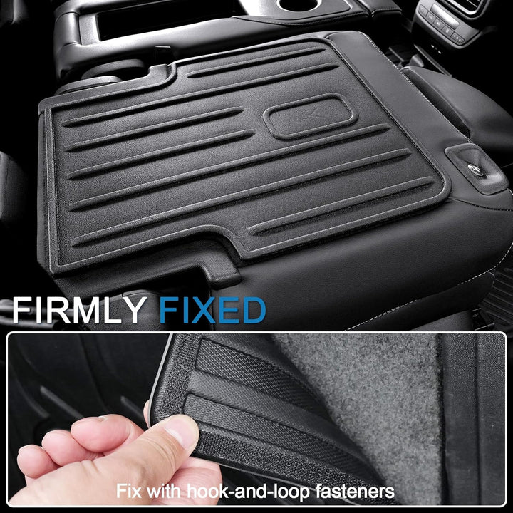 Backrest Mats for Honda Pilot 2025 2024 2023, All Weather TPE 2Nd Row Seat Back Protector Kick Mat for Honda Pilot Accessories