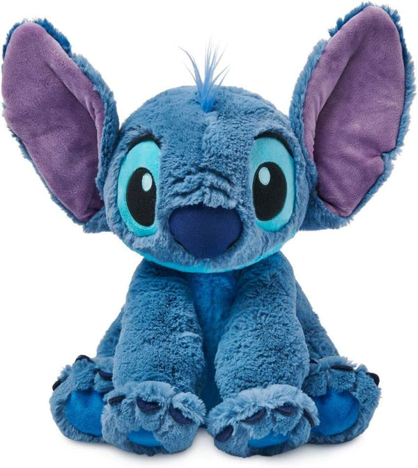 Official Stitch Medium Soft Toy for Kids, Cuddly Character with Fuzzy Texture and Embroidered Details, Flexible Floppy Ears,  Plushy Suitable for All Ages.