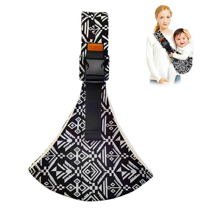 Baby Sling Carrier,Toddler Carrier, 2025 New Baby Sling,Portable and Lightweight Sling,Non-Slip Hip Seat Carrying 10-30Lbs(Black)