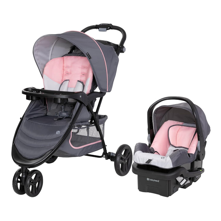 Stroller and Ez-Lift Infant Car Seat, EZ Ride Travel System, Dash Grey