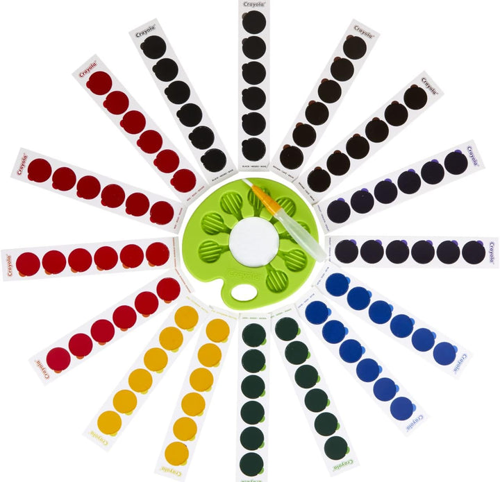Watercolor Pop & Paint Palette, Washable Paint Kit, Less Mess Watercolor Paint Set for Kids, Arts & Crafts, Toddler Gifts