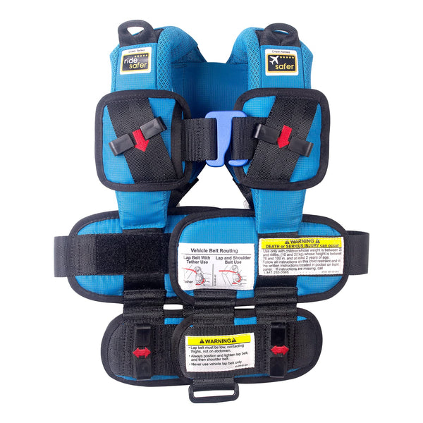 Extra Small (XS) Blue, Lightweight, Compact, Portable Car Seat, 2+ Years; 26.5–40 Lb - Perfect for Travel and Everyday Child Safety