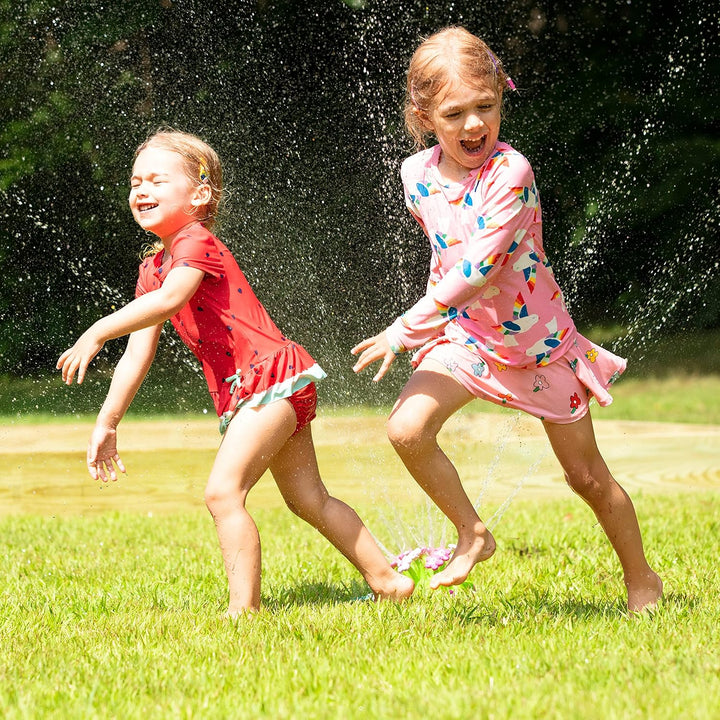 Sunny Patch Pretty Petals Flower Sprinkler Toy with Hose Attachment