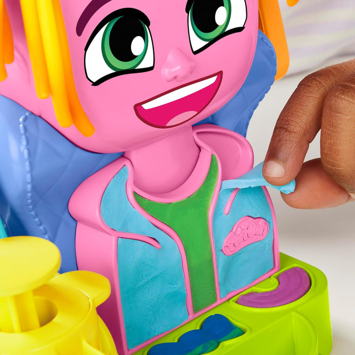 Hair Stylin' Salon Playset with 6 Cans, Pretend Play Toys for Girls and Boys Ages 3 and Up