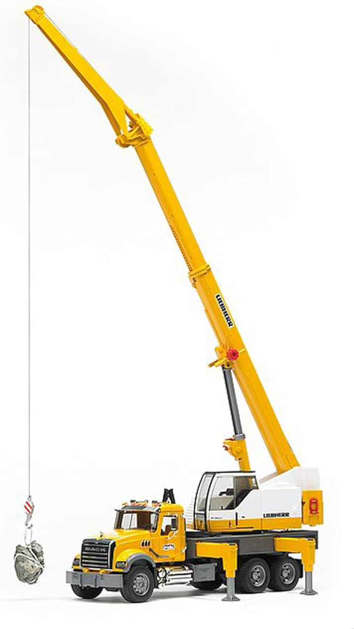 02818 Mack Granite Liebherr Crane Truck