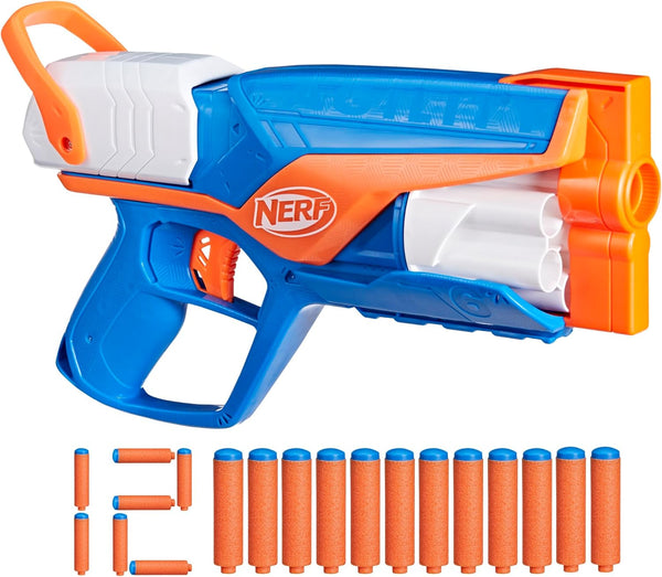N Series Agility Blaster, 12 N1 Darts Compatible Only N Series Blasters, 6 Dart Drum, Kids Outdoor Games