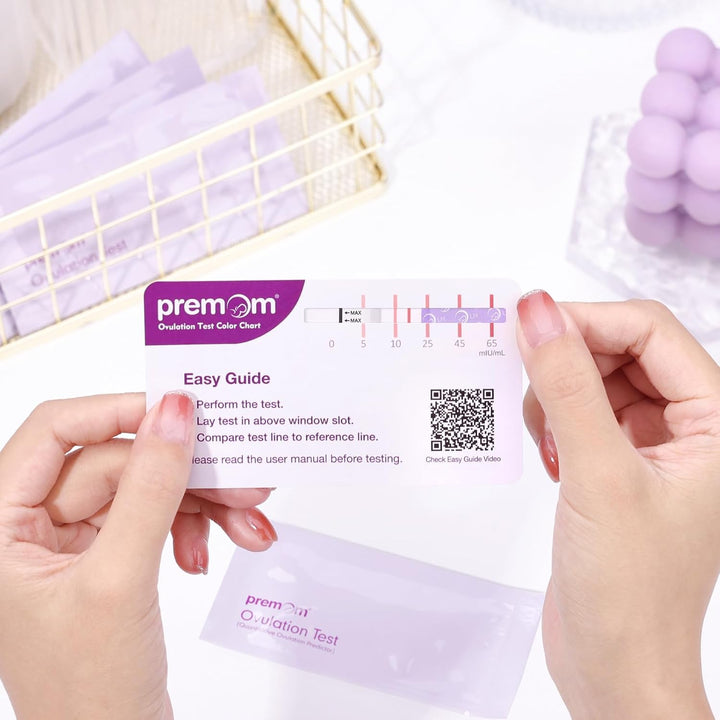 Quantitative Ovulation Test Strips, Ovulation Predictor Kit with Smart Digital Ovulation Reader APP, Numerical Ovulation Tests, 20 LH Test
