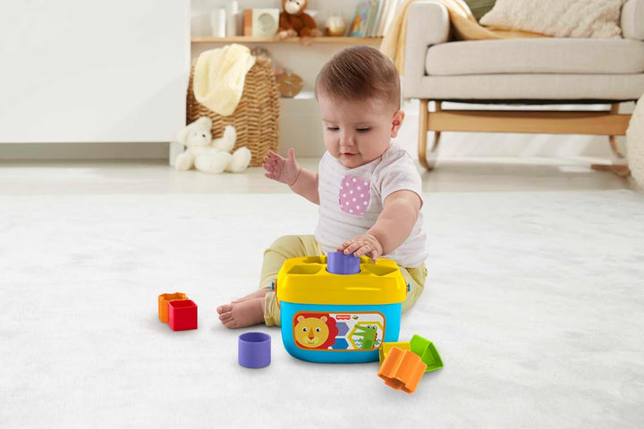 Stacking Toy Baby'S First Blocks Set of 10 Shapes for Sorting Play for Infants Ages 6+ Months