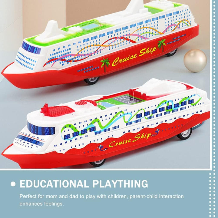 Cruise Model Toy 5Pcs Friction Powered Car Pull Back Cruise Model Go Friction Powered Vehicles Truck Inertia Toys Kids Educational S for Party Rewards Gliding