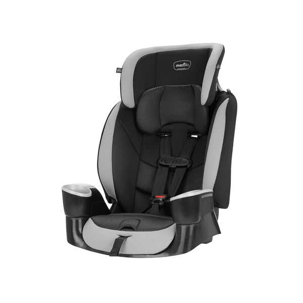 High-Back Booster Car Seat with Harness, 22 to 110Lbs, Maestro Sport, Granite Gray