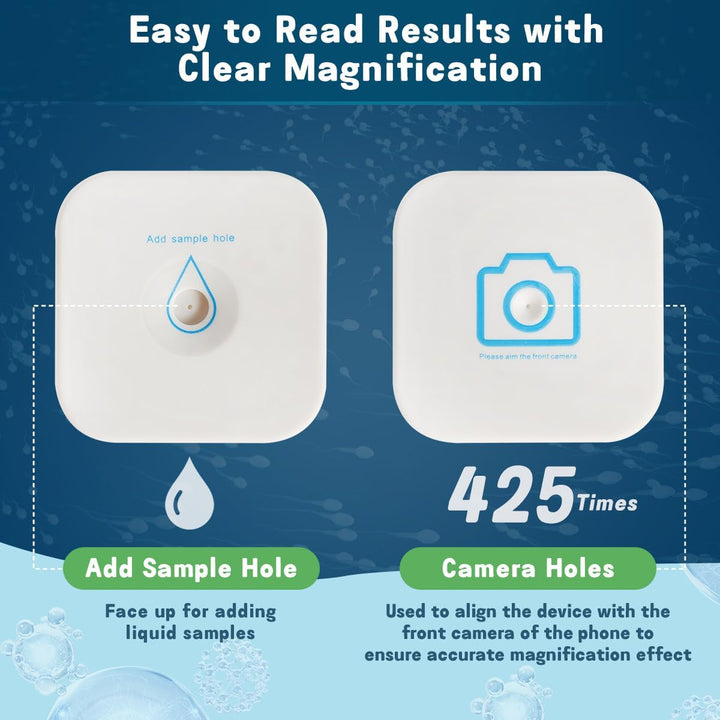 Sperm Quality Test - Progressive Motile Sperm Cells Concentration Test, At-Home Male Fertility Screening Tool