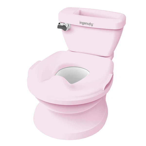 Summer by  My Size Potty Pro in Pink, Infant Potty Training Toilet, Lifelike Flushing Sound, for Ages 18 Months, up to 50 Pounds